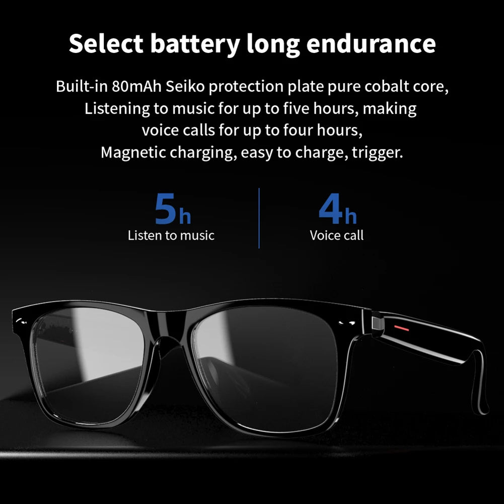 2025 4K AI Smart Glasses with 100MP Camera, Bluetooth, & Voice Control